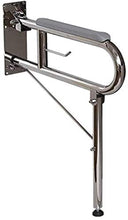 Maniglioni da Bagno Bagno di Sicurezza corrimano Grab Bar bracciolo, U in Acciaio Inossidabile Pieghevoli Balance Rails, disabili corrimano Anziani Accessori da Bagno