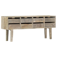 vidaXL Massello di Mango Credenza Rustica con 8 Cassetti Armadietto Decorativa Robusta Stabile Mobiletto Madia Cassettiera in MDF