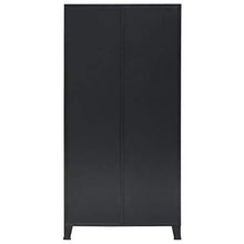 vidaXL Armadio in Metallo Stile Industriale 90x40x180cm Nero Schedario Ufficio
