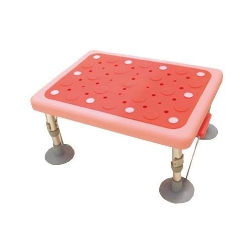 LYP Sedia Comoda per Anziani Sgabello per Doccia Ventosa Antiscivolo Gestante Sgabello da Bagno Anziano Bagno Assist Sedile con Un Anello A Strappo, Altezza Regolabile
