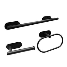 Dlovey Set di Accessori da Bagno Portasciugamani, Porta Carta Igienica, Anello Portasciugamani, Set di Accessori da Bagno A Parete in Nichel Spazzolato