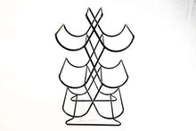 Portabottiglia vino (21x14x38) - Contiene 6 bottiglie di vino di dimensioni standard - Porta vino in acciaio inox Super lucido - Portabottiglie da appoggio - Portabottiglie salvaspazio per vino