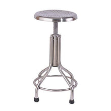 Acciaio Inossidabile Rotondo Sgabello da Bar Sgabello Addensare Ascensore Rotante Bar Stool Bellezza Manicure Sgabello Alto Sgabello