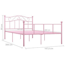 FAMIROSA Giroletto Rosa in Metallo 140x200 cm