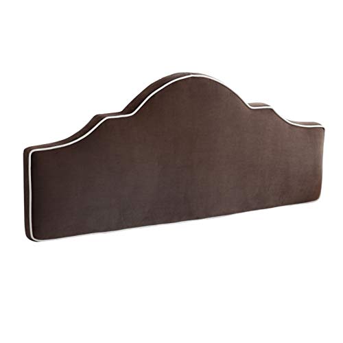 Cuscino da Lettura per Testiera, Schienale Lavabile Per Evitare Collisioni c Protezione In Vita, Facile Installare, Adatto Per Letti Senza Testiera, 5 Colori ( Color : Brown , Size : 135x65x8cm )