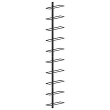 Lechnical Portabottiglie Moderno Pratico, Portabottiglie da Parete Nero 27 x 9 x 126,2 (LxPxA)
