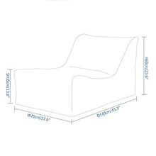 TnSok Rilassata e Confortevole Divano Poltrona Letto for Piscina di Campeggio Esterna Lazy Bag Nuvola Divano Sofà di Svago (Color : Purple)