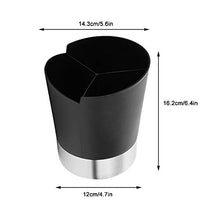 Scatola di immagazzinaggio di Paglia Cannucce Cucchiaio Contenitore Bar Desktop Cannuccia Bastone Cucchiaio Stoviglie Scatola di immagazzinaggio Organizzatore per Negozio di tè al Latte