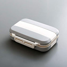 Portapillole Pillola domestici di imballaggio portatile Una settimana di grande capienza Carry-on Sealed Medicina Storage Box Pill Box Armadietti farmacia