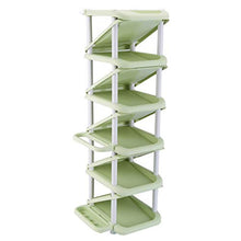 XWZH Cabinet Scarpe da Polvere Rack di Avvio in Piedi □ Pulisci Il Tuo Pavimento e Proteggere i Tuoi Stivali □ 11-Pair Stand Organizer & Shaper/Tree (Color : Green)