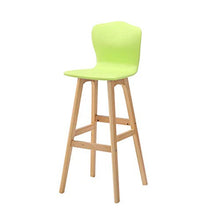 Sgabelli da Bar Sedia da Bar Casual Moderna in Legno in Pelle PU per la Colazione Sedia da Bar (Color : Orange, Size : A)