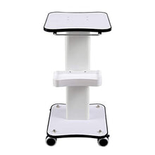 DHR- Carrello for attrezzature di rotolamento con manico e vassoio, carrello medico for piccole bolle con ruote Station Stazione professionale for strumenti di bellezza for strumenti mobili Bagagli se