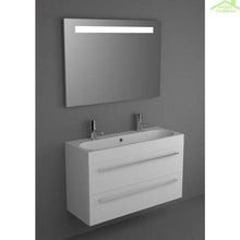 RIHO - Set Mobile & Lavabo Slimline Set 72 100 x 38 h 60,5 cm - Legno laccato satinato
