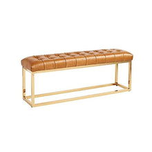 LXESWM Ottoman Poggiapiedi Panca Trapuntato Imbottito Divano a Panca Modern Scarpe Bench Divano Sgabello (Size : 80cm)