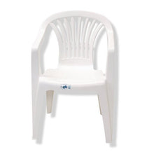 Saturnia 8330015 – Sedia monoblocco in Resina, con Schienale Basso, Colore: Bianco