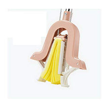 WAMSY Mop Mop Piatto per Uso Domestico/Design Umanizzato/Tubo in Acciaio Inossidabile di Alta qualità/Asta Telescopica con Bloccaggio Incorporato