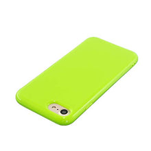 CrazyLemon Custodia per iPhone 6 Plus iPhone 6S Plus Cover, Custodia protettiva antiurto in silicone morbido con design morbido in gel tinta unita - Verde