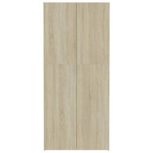 FAMIROSA Armadietto Rovere Sonoma 80x35,5x180 cm in Truciolato