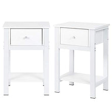 EBTOOLS - Comodino con 1 cassetti e ripiani, in legno, per divano, salotto, tavolo da 30 kg + ripiano 20 kg