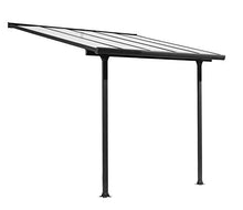Pergola a muro per veranda struttura in alluminio 303 x 295 x 305 CM