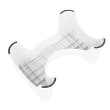 Sgabello WC per bambini e adulti, per la salute, poggiapiedi per WC, antiscivolo, contro stitichezza ed emorroidi, colore: bianco