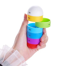 DOITOOL - Contenitore per pillole da viaggio, 2 scatole settimanali per medicina, creative, portapillole portatile, per farmaci, per casa