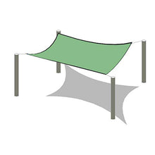 DANDAN Rete Ombreggiante Crittografia Rete Solare Rete Ombreggiata Spessa Patio/Balcone/Pianta/Vetro Ombreggiatura della Stanza Solare Bordo A Quattro Linee Verde A 6 Pin (Size : 4 * 6m)