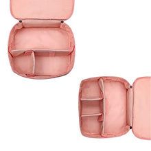 TREESTAR Modello Carino Borsa da Viaggio Impermeabile Custodia di Grande capacità Caso Cosmetico Borsa Cosmetica per Il Lavaggio Portatile con Gancio per Uomini Donne Che Viaggiano (Rosa)