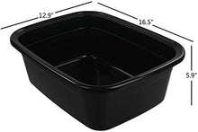 Vaschette per piatti neri Easymanie ， Lavabo in plastica Quart per casa