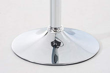 CLP Sgabello Alto Hoover in Polipropilene E Metallo I Sgabello Bar Design Regolabile 59-80 CM I Sedia Sgabello Girevole, Colore:Grigio