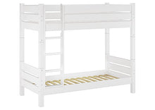 Erst-Holz Letto a Castello Bianco Anche per Adulti 80X190 nicchia 100cm divisibile 60.16-08-190WT100