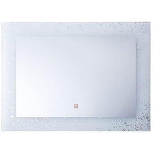 Beliani Specchio da Bagno a Parete Rettangolare con Illuminazione LED 60 x 80 cm Minot