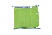 Outsunny - Lettino Reclinabile Sdraio Sedia da Giardino Spiaggia Piscina Verde Chiaro