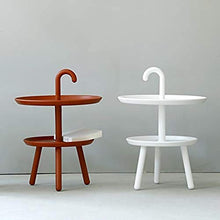 JJJ Stabile Plastica Comodino Comodino Laterale Forma Semplice e Durevole e Pratico Moda (Color : F)