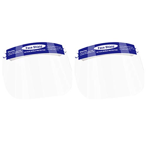 HEALLILY 2 Pezzi di Protezione Completa per La Protezione del Viso in Plastica Trasparente a Prova di Schizzi