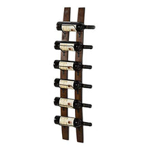 Portabottiglie in legno massello americano da appendere alla parete per vino, da appendere alla parete, in ferro battuto, vino champagne, vino
