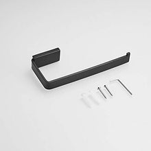 Leekayer Portasciugamani 26 cm Nero Pittura Bagno ad Angolo Bar Single Wall Mount