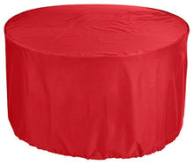 YULIAN kbPirate Copertura Premio Acquista Garden Rotonda tovaglia Ø 210x70 cm Copertura Esterna Lungo Tavolo mobili Copertura Sedia da Giardino e Sedia da Tavolo Polvere Macchina Patio Tondo 600D