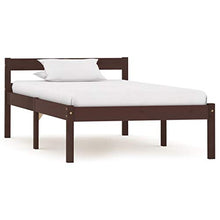 SKM Giroletto Marrone Scuro in Legno Massello di Pino 100x200 cm (14.16kg)