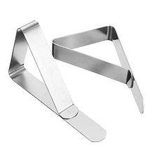 Rosebear, clip per tovaglia in acciaio inox, ideali per casa, campeggio, picnic, 12 pezzi