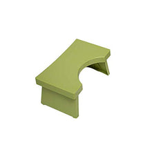 JSJE Sgabello da Bagno in plastica Bagno, Altezza 17 cm, Altezza Larga Superficie Sgabello, Sgabello, poggiapiedi, Piede, Step Sgabello, sgattaggio, Pedale, Sgabello, sga Green