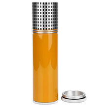 Exquisite Cigar Humidor, porta sigari da viaggio per la casa, parenti amici per l'idratazione del sigaro(yellow)