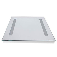 Specchio da parete per bagno a LED, con interruttore touch, anti-appannamento, specchio da parete di illuminazione a LED, usato in bagno, hotel, tetti (220 V)