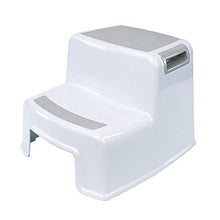 HomDSim - Sgabello per bambini per il bagno, per imparare a usare il WC, antiscivolo, con impugnatura morbida, per la sicurezza in bagno, sgabello per il bagno e la cucina, Polipropilene, Grey, 1 confezione