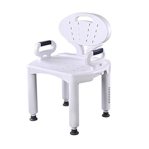 MGMDIAN Sedia da Bagno Vecchio - Sedia da Doccia Sedia da Bagno per disabili Sedia da Doccia per Donna Incinta - Sgabello da Bagno Accessori da Bagno