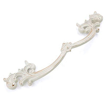 Confezione da 4 cassetti provinciali francesi bianchi avorio, 10 cm fori centri, stile vintage shabby chic per comodino credenza, PW1619W102
