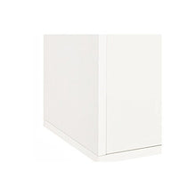 WEBMARKETPOINT Armadio 2 Ante Bianco Frassinato in Legno Nobilitato Cm 91x52xh 210
