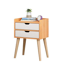 Comodini Comodino Semplice Moderna Bedstand 2 cassetti Piccolo Comodino Mini Camera Bagagli for tè e caffè Tavolo Comodino Creativo Comodini Letto (Color : Brown)