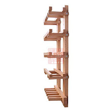 PZW Cremagliera Del Vino Semplice e Creativa Portabottiglie in Legno Massello Stile Semplice Appeso a Parete Portabottiglie per Vino Decorazione Bar Caffetteria