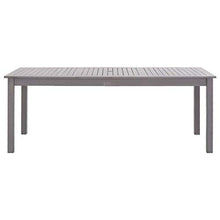 FAMIROSA Tavolo da Giardino Grigio Slavato 200x90x74 cm Legno di Acacia